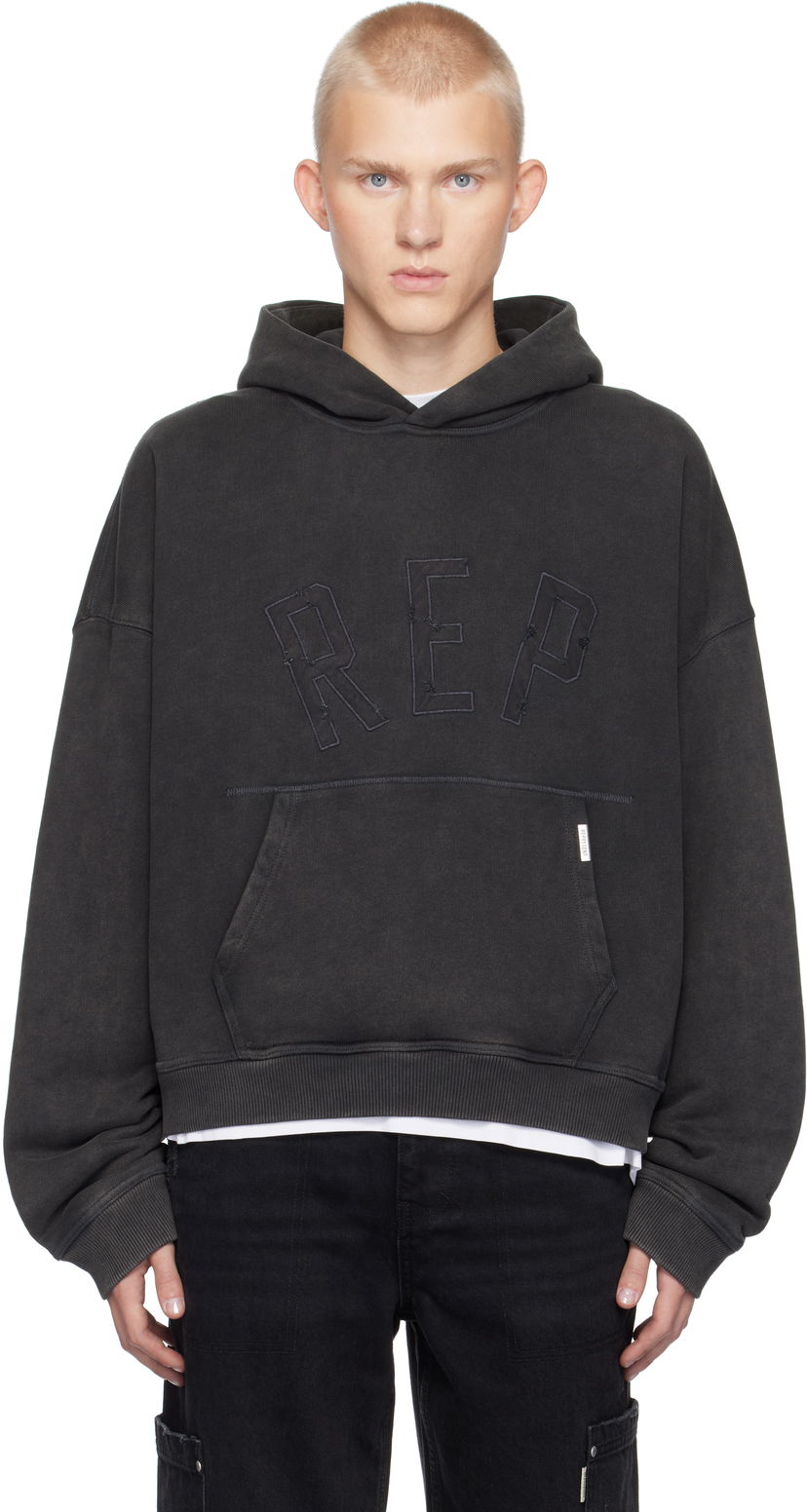 Світшоти Represent Clo Applique Hoodie чорний | MLM4256