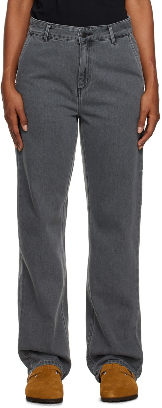 Джинси Carhartt WIP Straight Leg Workwear Jeans Сірий | I031251 8912