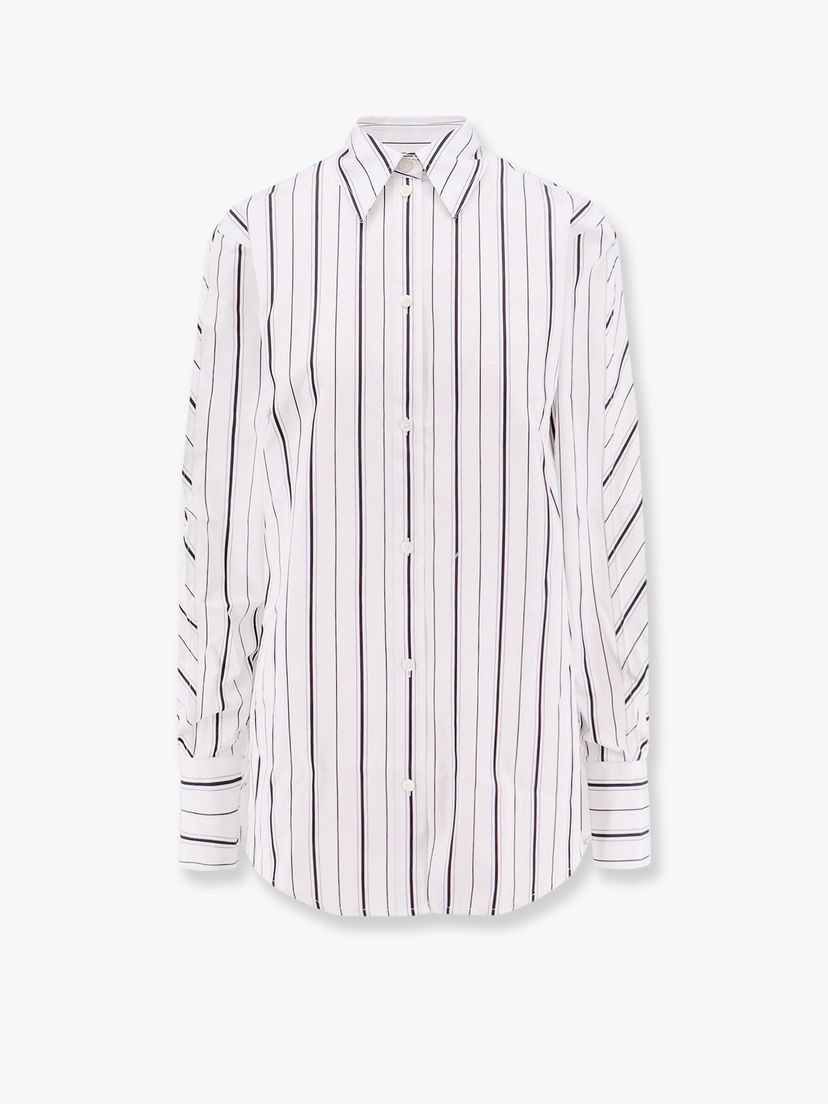 Сорочка TOTEME Striped Button-Down Shirt by Toteme білий | 251WRT2522FB0338200