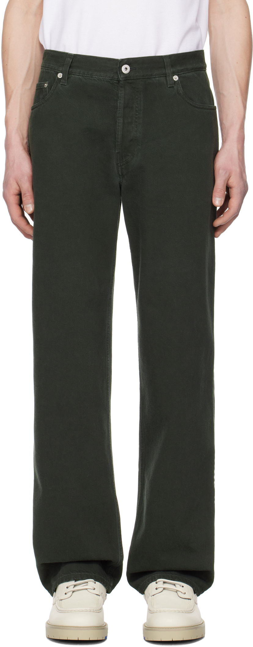 Джинси Burberry Burberry Regular-Fit Jeans Зелений | 8101264