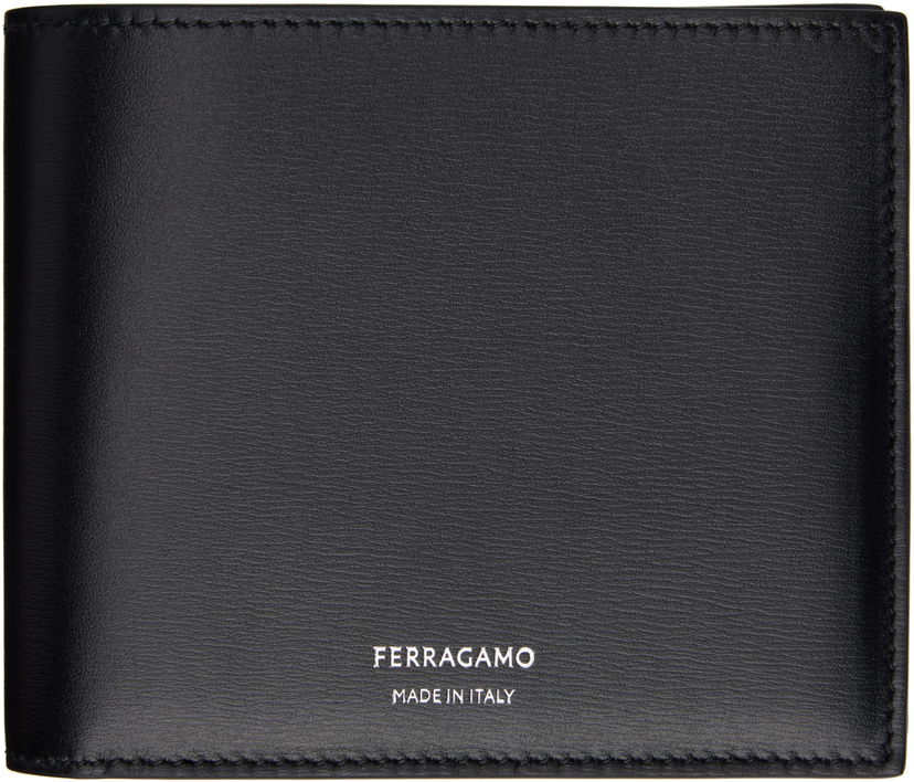 Гаманець FERRAGAMO Ferragamo Classic Leather Bifold Wallet чорний | 770094