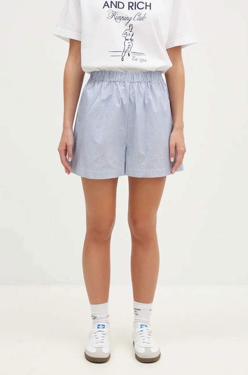Шорти Sporty & Rich High Waist Shorts Синій | SH009S409SN