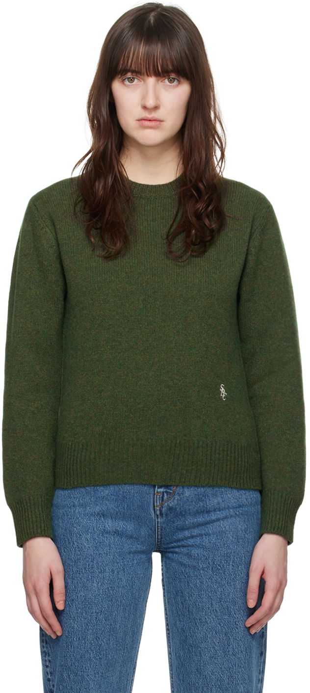 Cветр Sporty & Rich 'SRC' Sweater Зелений | WSAW238RO