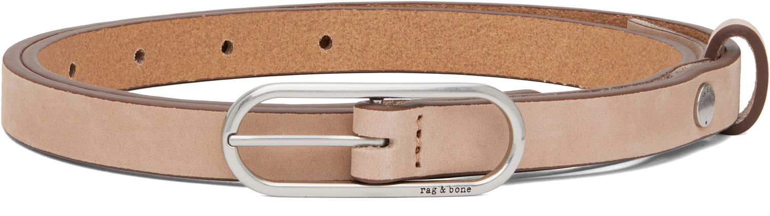 Ремені rag & bone Rag & Bone Baby Rounded Rebound Belt бежевий | WJW25PB1006SU6, 0