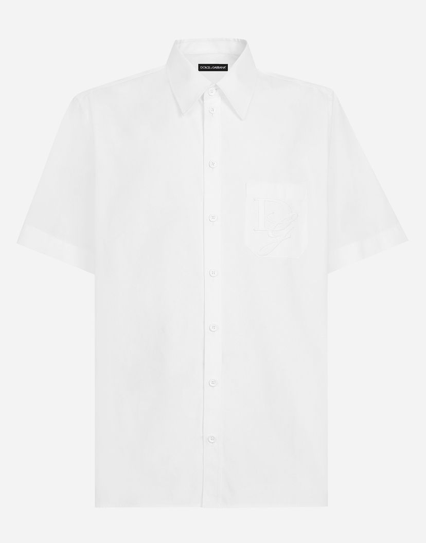 Сорочка Dolce & Gabbana Shirt DG Embroidery білий | G5MK9ZGI731W0800