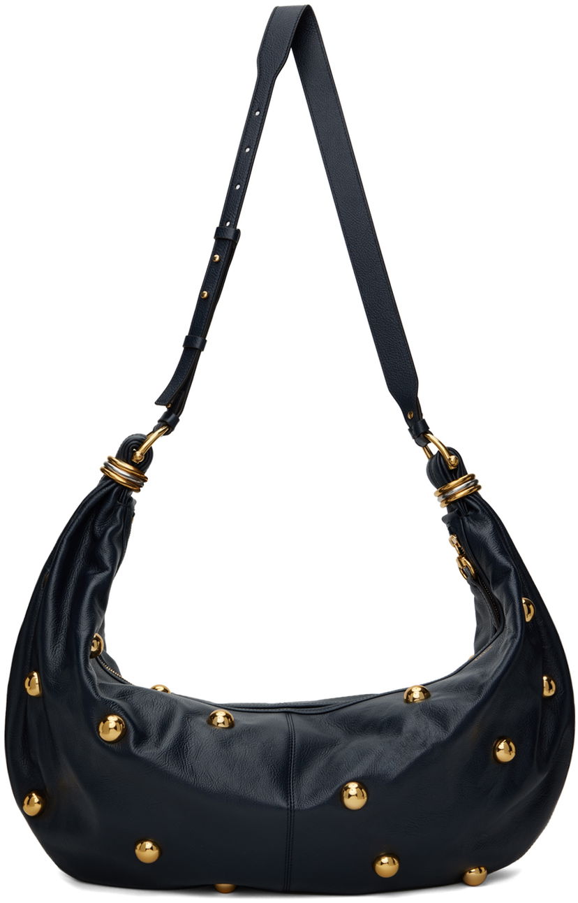 Сумочка CHLOÉ Large Bracelet Stud Bag темно-синій | CHC24WS610O41