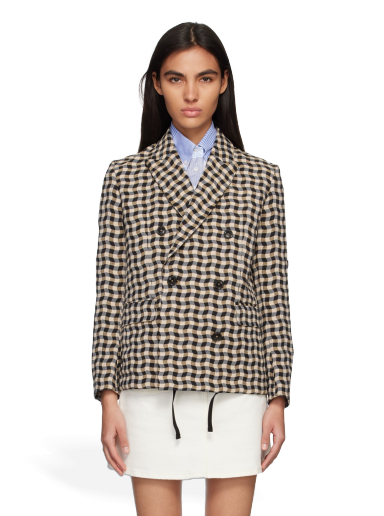 Пальто KENZO Paris Double-Breasted Blazer Коричневий | FD52VE0399RS