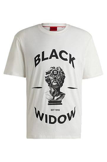 Футболка BOSS T-Shirt Black Widow Spider Graphic білий | 50530684