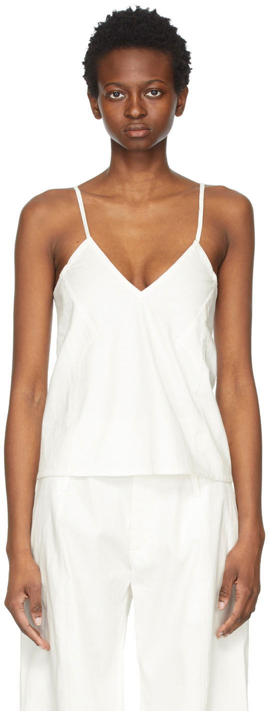 Безрукавка Ambush AMBUSH Linen Camisole білий | BWAD004S21FAB0010400