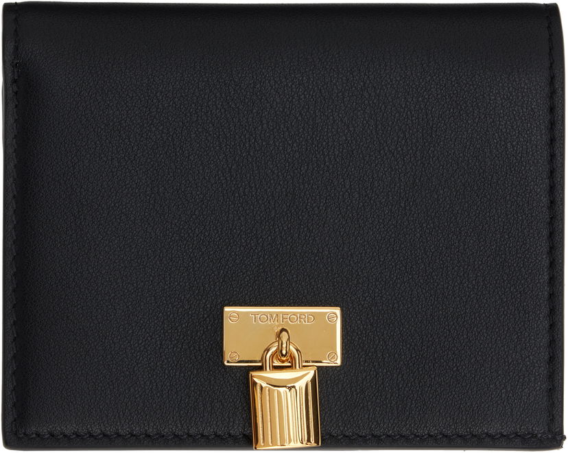 Гаманець Tom Ford Tom Ford Grain Leather Padlock Compact Wallet чорний | S0518-LCL490G