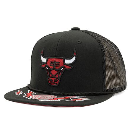 Кепка Mitchell & Ness Recharge Trucker Chicago Bulls Black чорний | HHSS7016-CBUYYPPPBLCK, 0