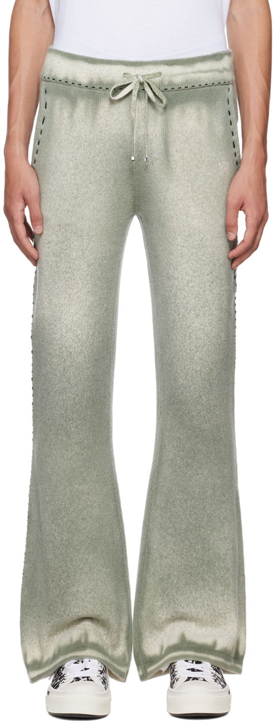 Спортивні штани AMIRI Spray Painted Lounge Pants Зелений | PF22MKP001-301
