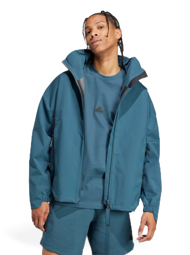 Вітровка adidas Originals MYSHELTER RAIN.RDY Бірюзовий | HZ5701