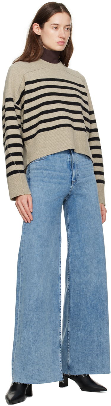 Джинси rag & bone Rag & Bone Sofie Wide-Leg Jeans Синій | WDD24S2952CLOT, 3