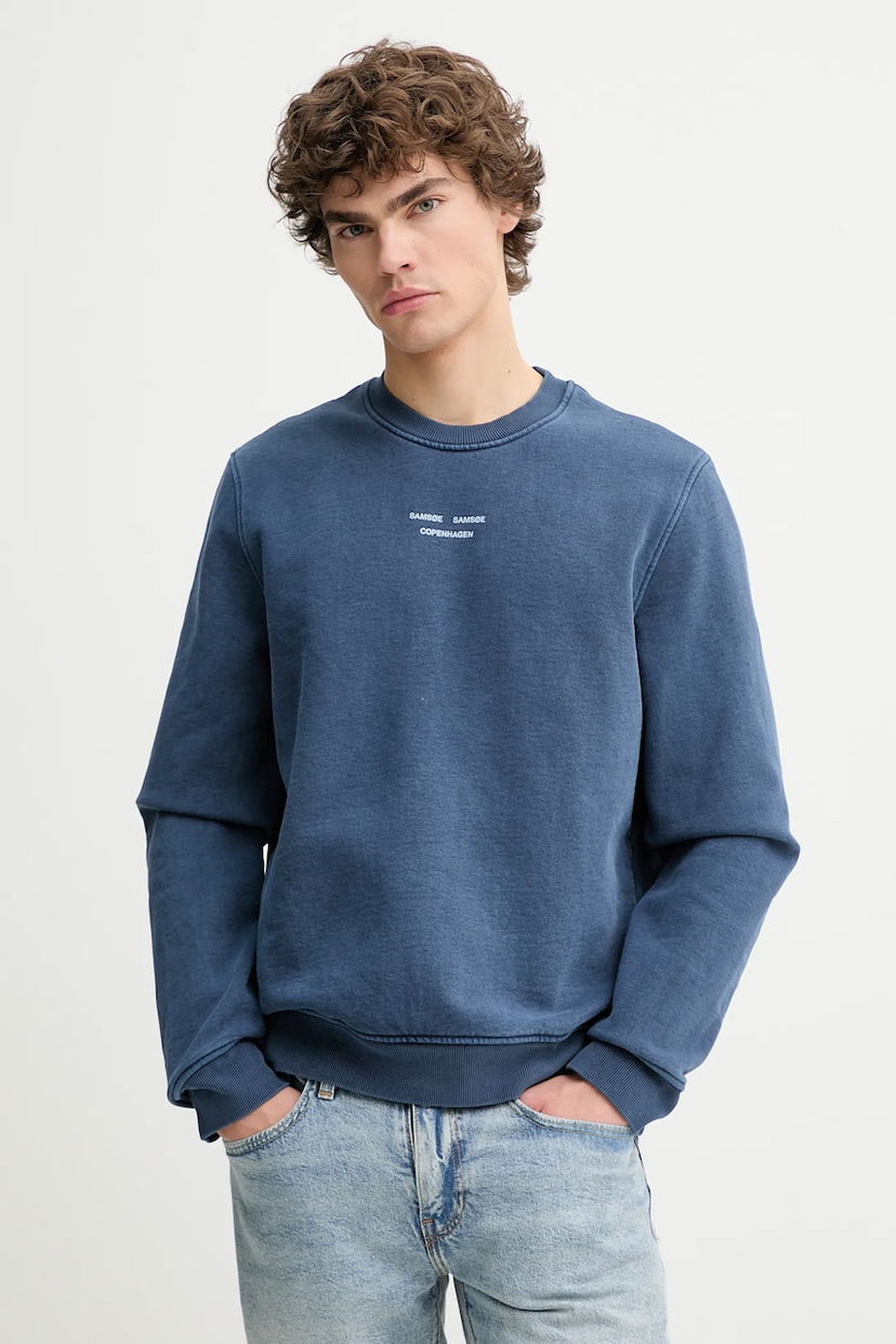 Світшоти Samsoe Samsoe Samsoe Samsoe SAMARCUS Sweatshirt Синій | M25200035