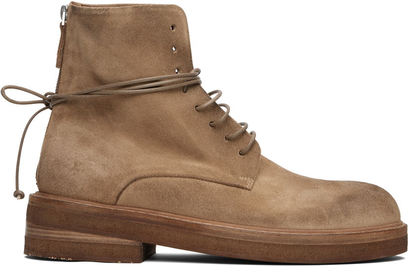 Одяг Marsèll Marsèll Parrucca Suede Combat Boots Коричневий | MM2961 P024310