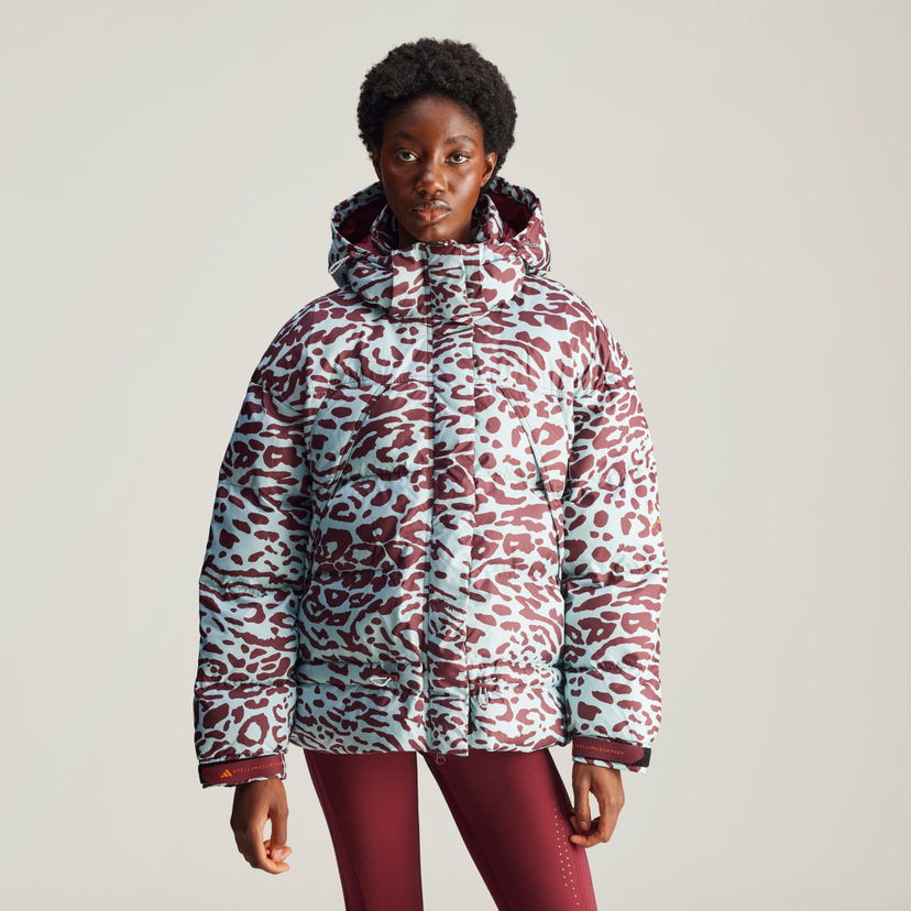 Пуховик adidas Performance Stella McCartney x TrueNature Printed Mid Length Padded Winter Різнокольоровий | IW3844