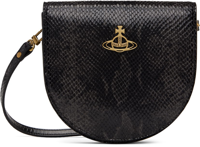 Сумка Vivienne Westwood Saddle Crossbody Bag чорний | 5801000AW-L007Y-