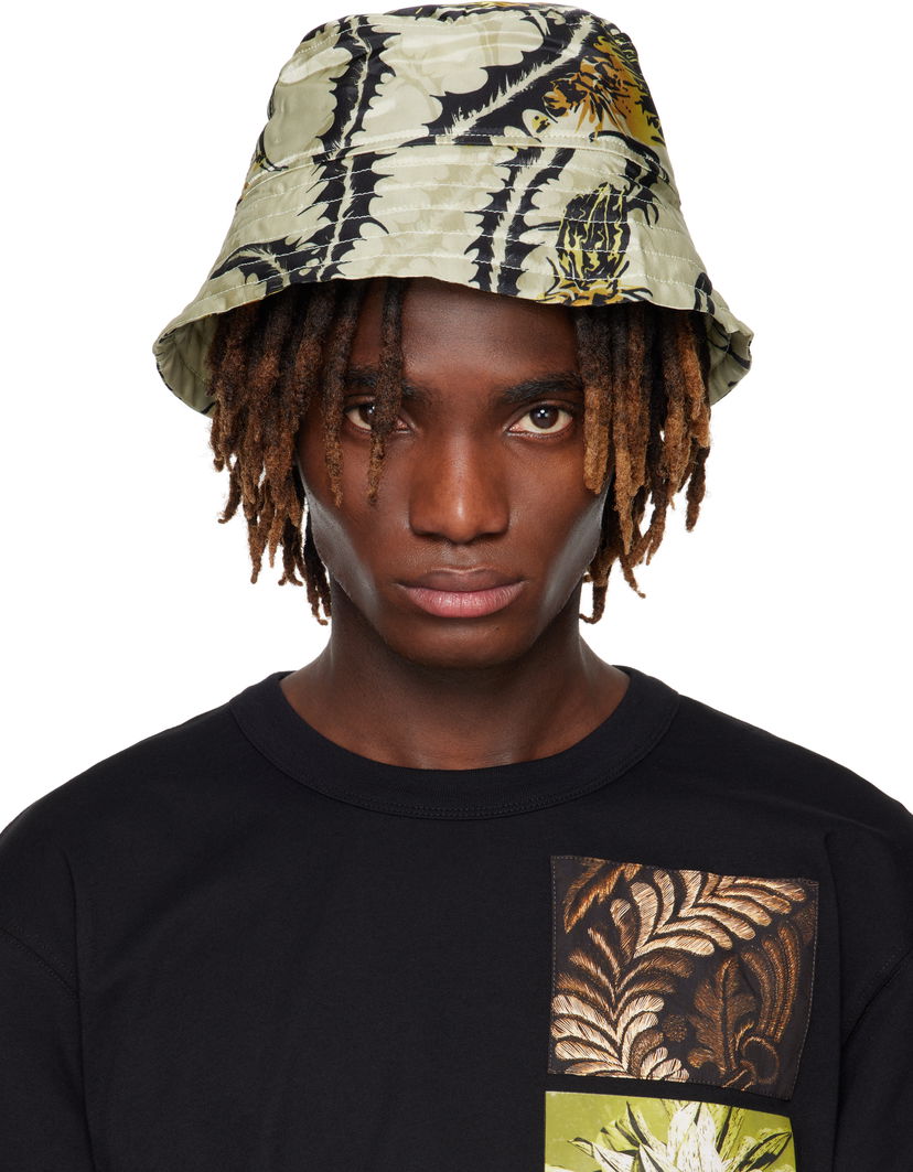Капелюх Dries Van Noten Dries Van Noten Printed Bucket Hat Зелений | 251-029501-1001