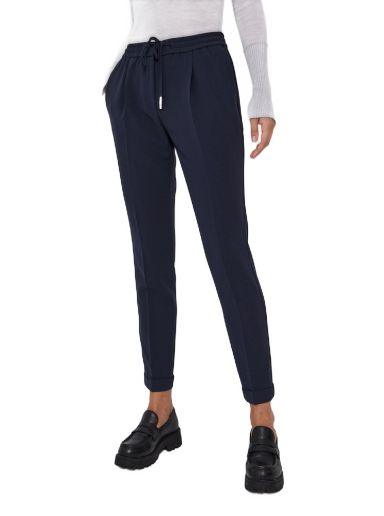 Штани BOSS High Waist Pants темно-синій | 50427841