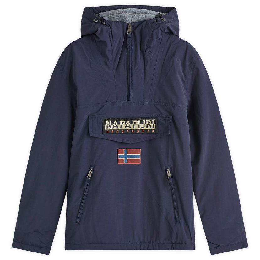 Вітровка Napapijri Rainforest Pullover Jacket Blue Marine Синій | NP0A4GMD1761