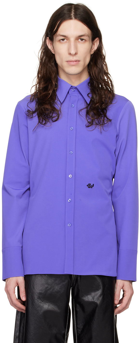Сорочка Eytys Eytys Trix Shirt Фіолетовий | A150001