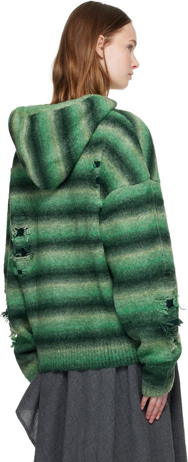 Світшоти Andersson Bell Gradient Distressed Hoodie Зелений | atb1391u, 2