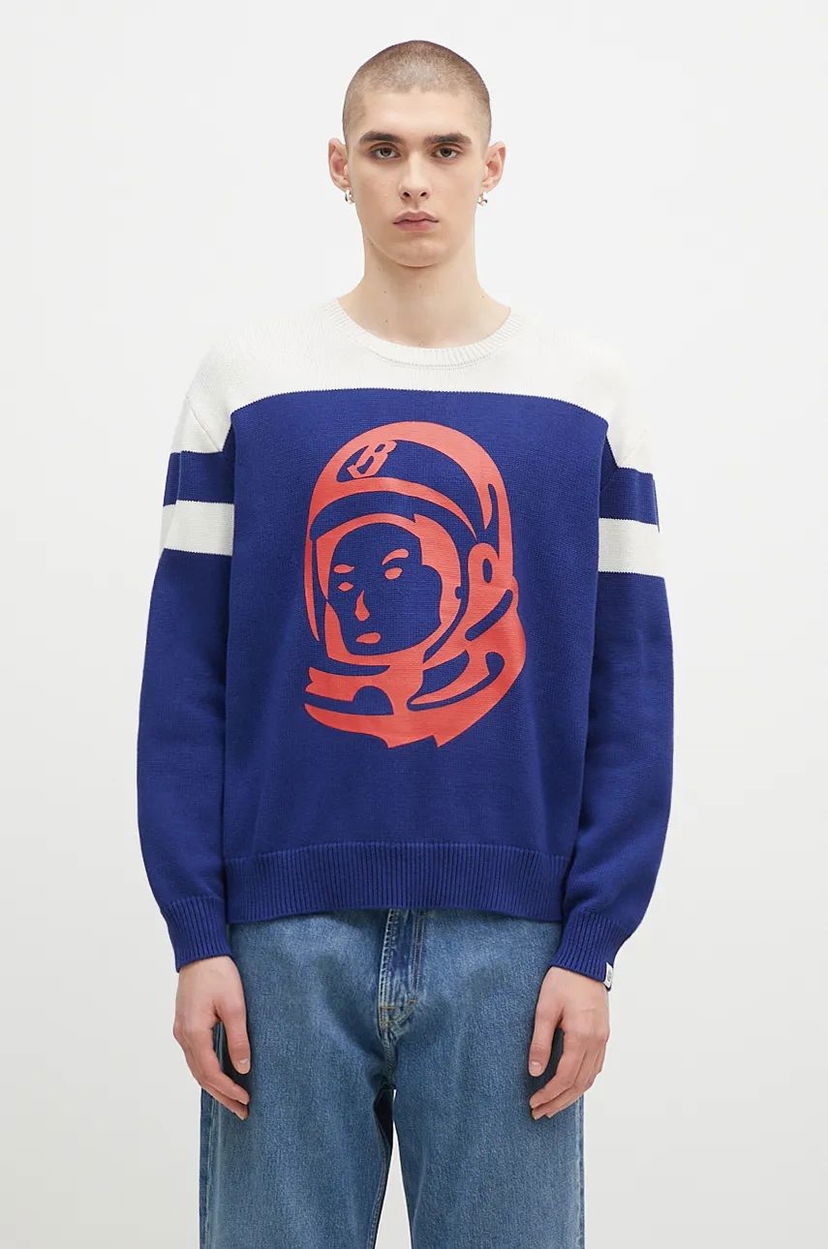 Cветр BILLIONAIRE BOYS CLUB Astro Knitted Crewneck Sweater Синій | B24325