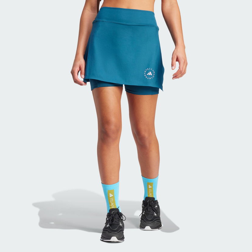 Шорти adidas Performance adidas adidas by Stella McCartney adidas by Stella McCartney Skort темно-синій | IN3643