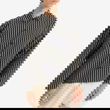 Куртка YMC YMC PJ Stripe Jacket, Size Large темно-синій | P5YMF-40, 5