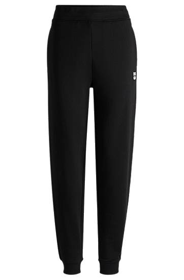 Спортивні штани BOSS Cotton-Terry Tracksuit Bottoms чорний | 50522417