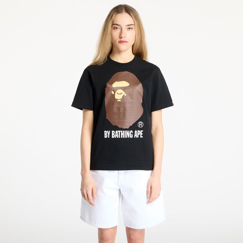 Футболка BAPE A BATHING APE By Bathing Tee чорний | 001TEL301002MBLK