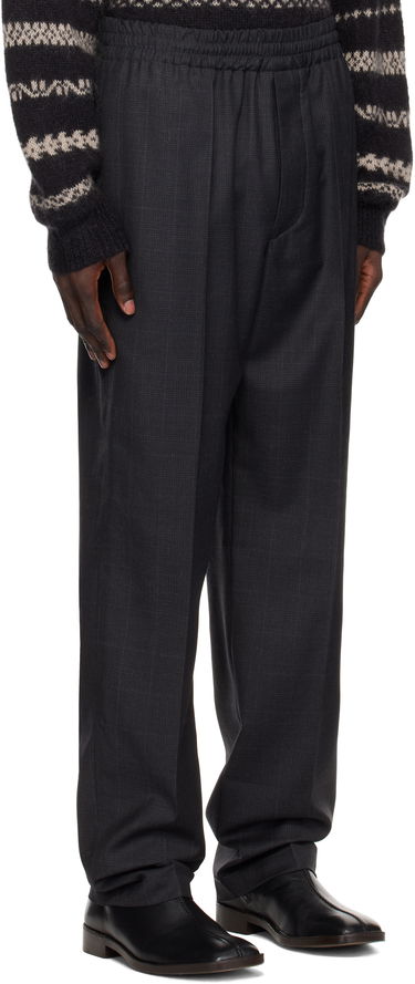 Штани ISABEL MARANT Isabel Marant Nahili Checked Trousers чорний | 23APA0074HA-A3F61H, 1