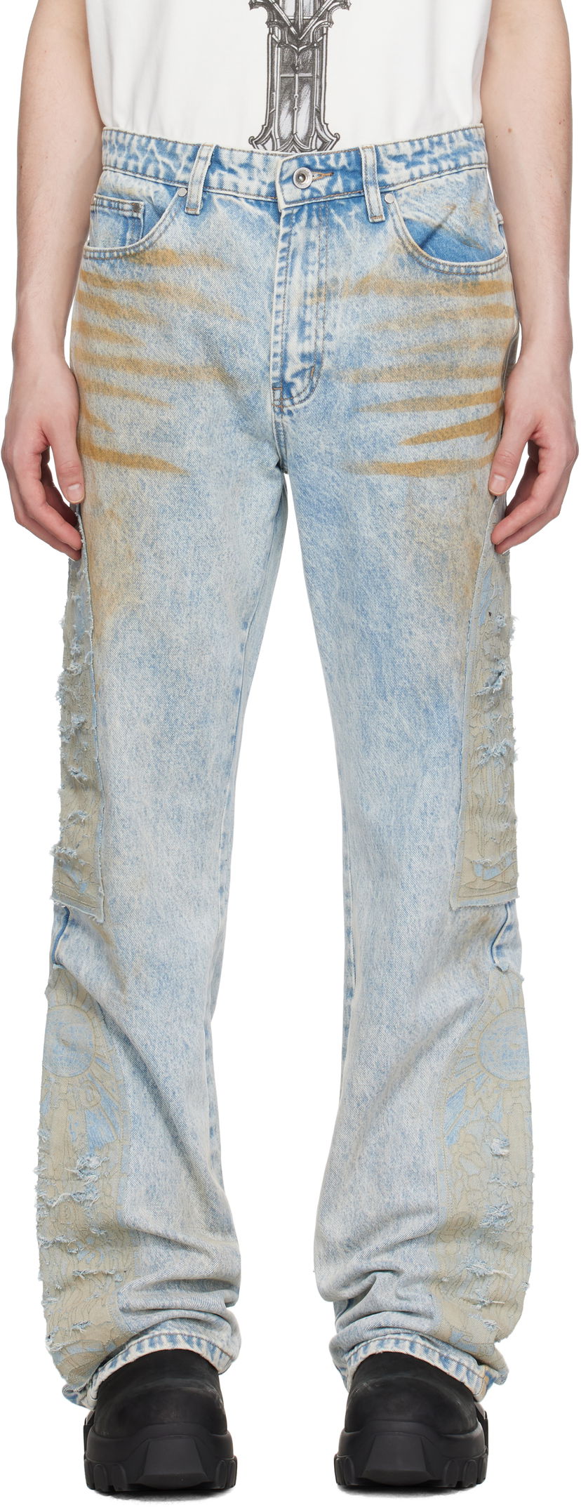 Джинси Who Decides War Who Decides War Mechanic Signature Jeans Синій | 1120840009SS25