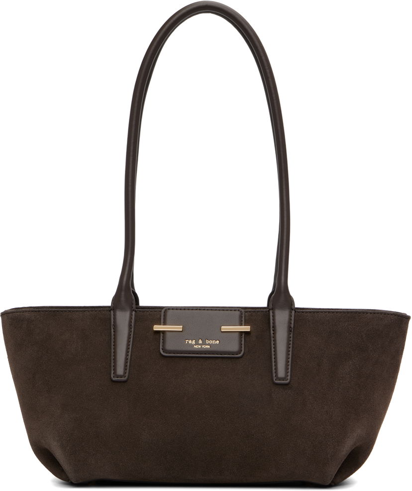 сумка-тоут rag & bone Rag & Bone Realm Suede Tote Коричневий | SD100105