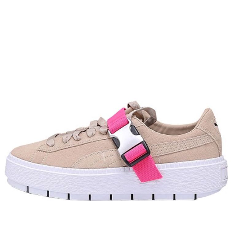 Кросівки та взуття Puma Fenty x Platform Trace Buckle бежевий | 367451-02, 0
