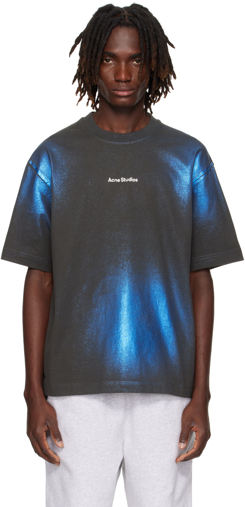 Футболка Acne Studios Acne Studios Logo T-Shirt чорний | CL0348-