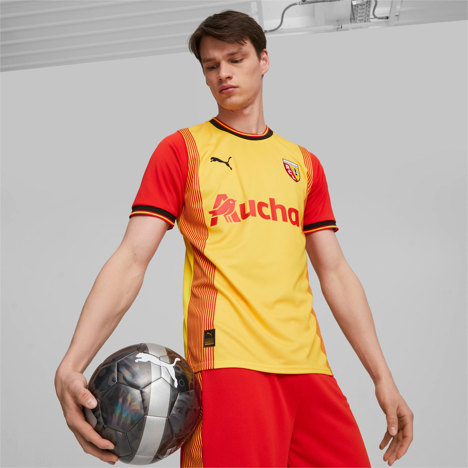 Джерсі Puma RC Lens 23/24 Heimtrikot Herren, Rot, Größe: 3XL, Kleidung Різнокольоровий | 773663_01, 0