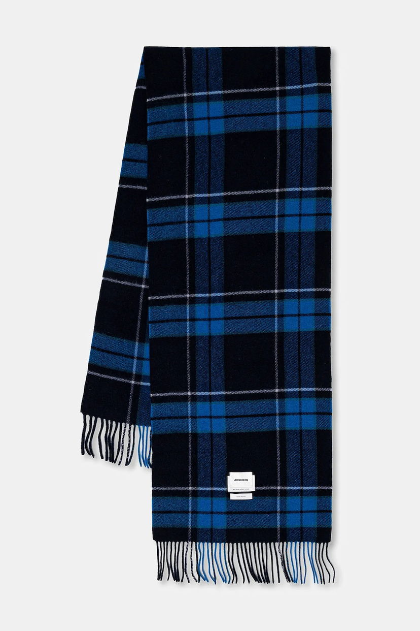 Шарф ADER ERROR Wool Plaid Fringe MUFFLER Різнокольоровий | BN01FWAC0401BK