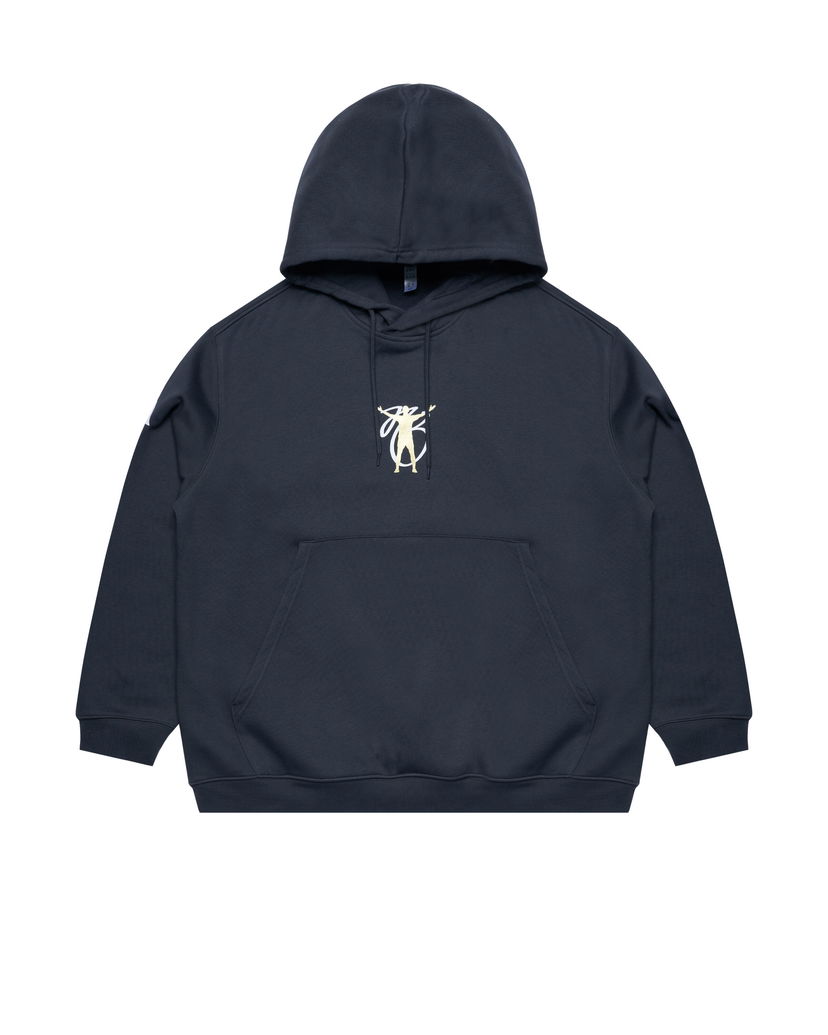 Світшоти adidas Originals JB Hoodie with Logo темно-синій | JM9316