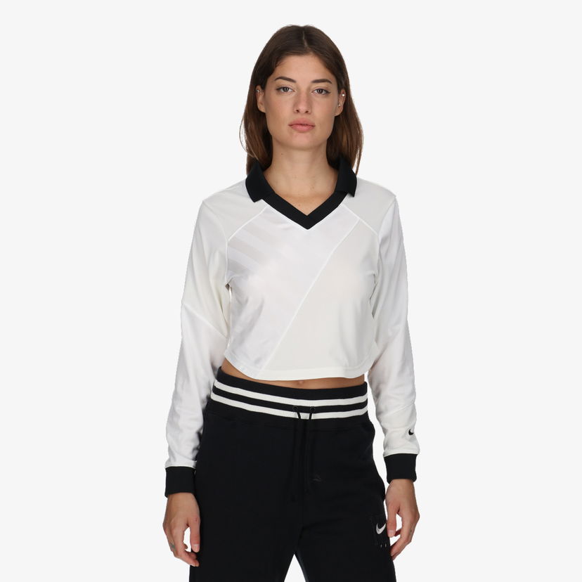 Кроп-топи Nike NSW Street Long Sleeve Crop Jersey білий | HF9507-100
