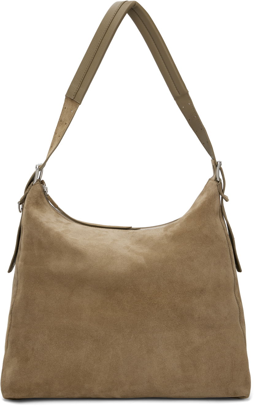 Сумка LEMAIRE Lemaire Belted Suede Shoulder Bag Коричневий | BG0189 LL0125