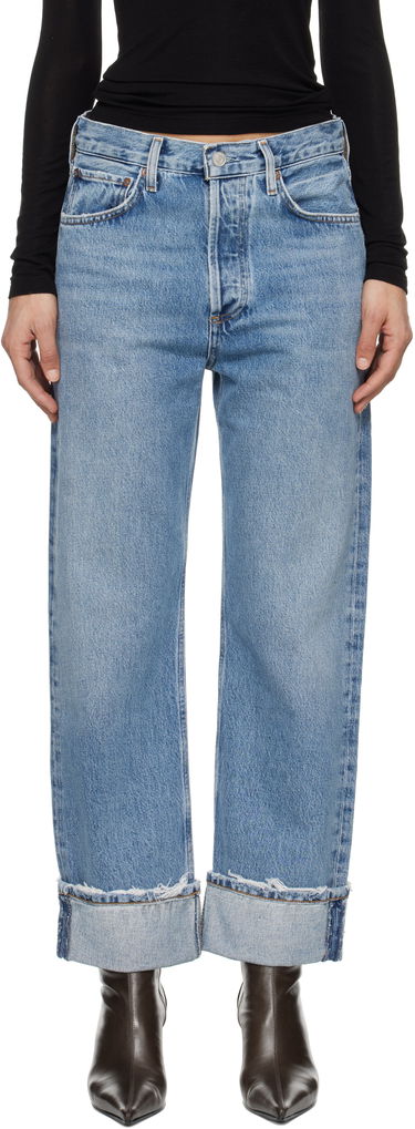 Джинси AGOLDE AGOLDE Fran Low Slung Straight Jeans Синій | A9157-1141, 0
