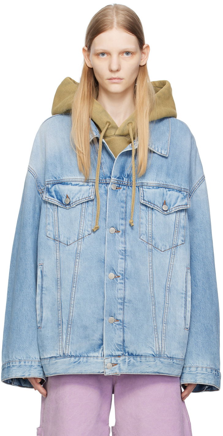 Одяг Acne Studios Loose Fit Denim Синій | C90094-