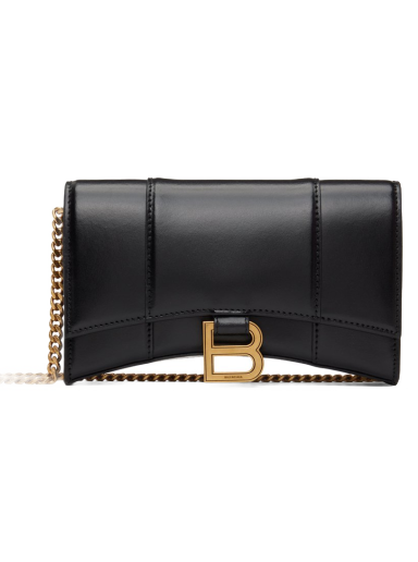 Сумка Balenciaga Hourglass Shoulder Bag чорний | 656050 1QJ4M