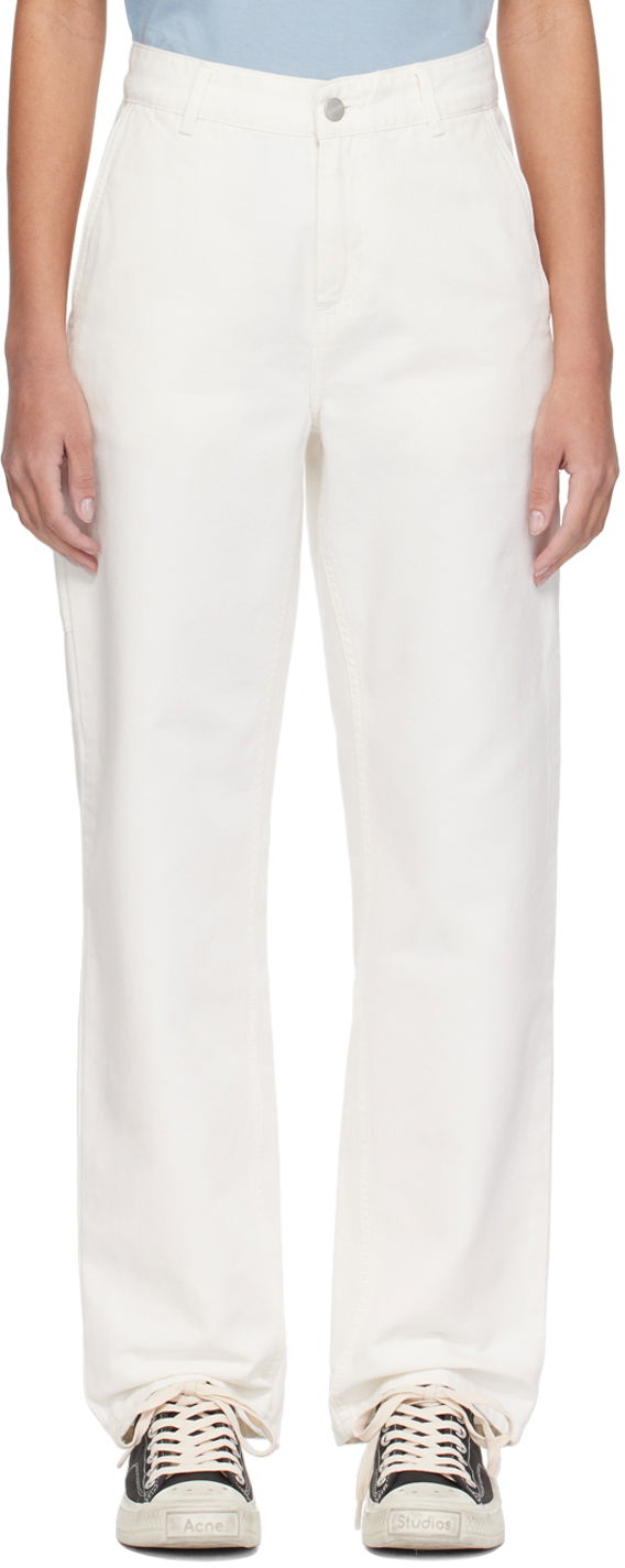 Штани Carhartt WIP Work In Progress Pierce Trousers білий | I032966 D602