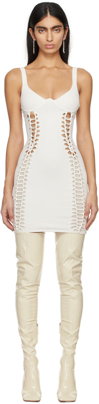 плаття Dion Lee Dion Lee Braided Minidress білий | A7801PS24