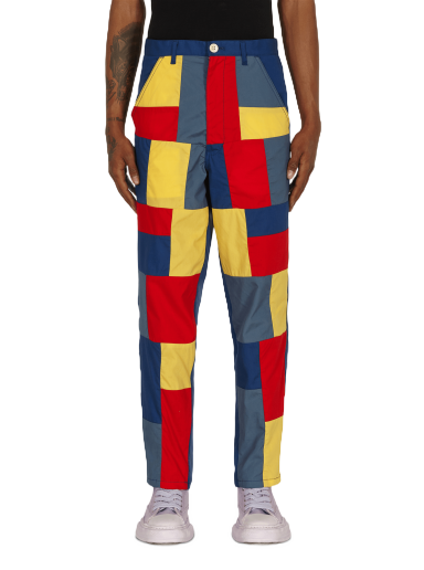 Штани Comme des Garçons Patchwork Pants Червоний | FG-P022-SS21 1