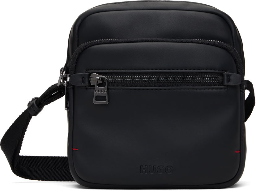 Сумка BOSS HUGO Reporter Faux-Leather Bag чорний | 50535705