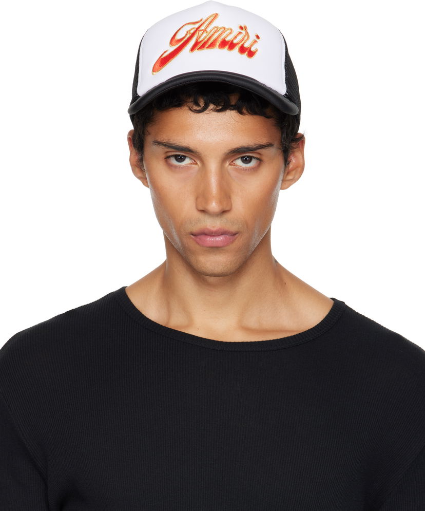Кепка AMIRI AMIRI Groovy Trucker Cap білий | AMHATR1041